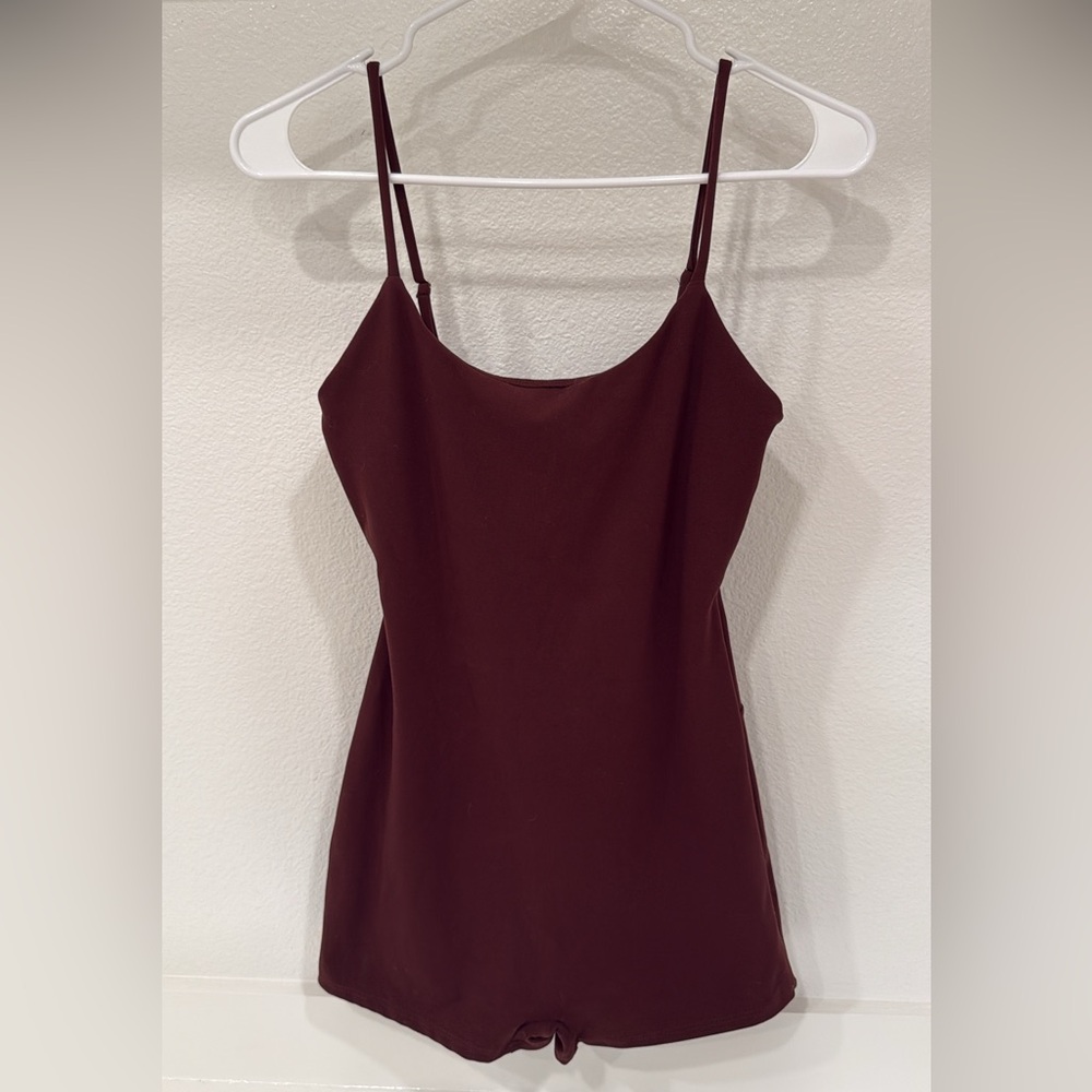 Fashion Nova Brown Spaghetti Strap Romper